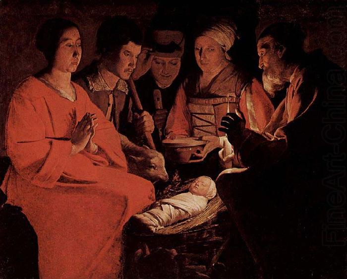 Georges de La Tour Nativity, Louvre china oil painting image